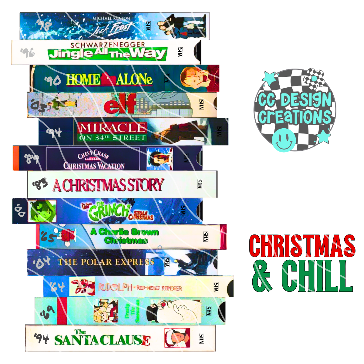 Christmas & Chill PNG Digital Download