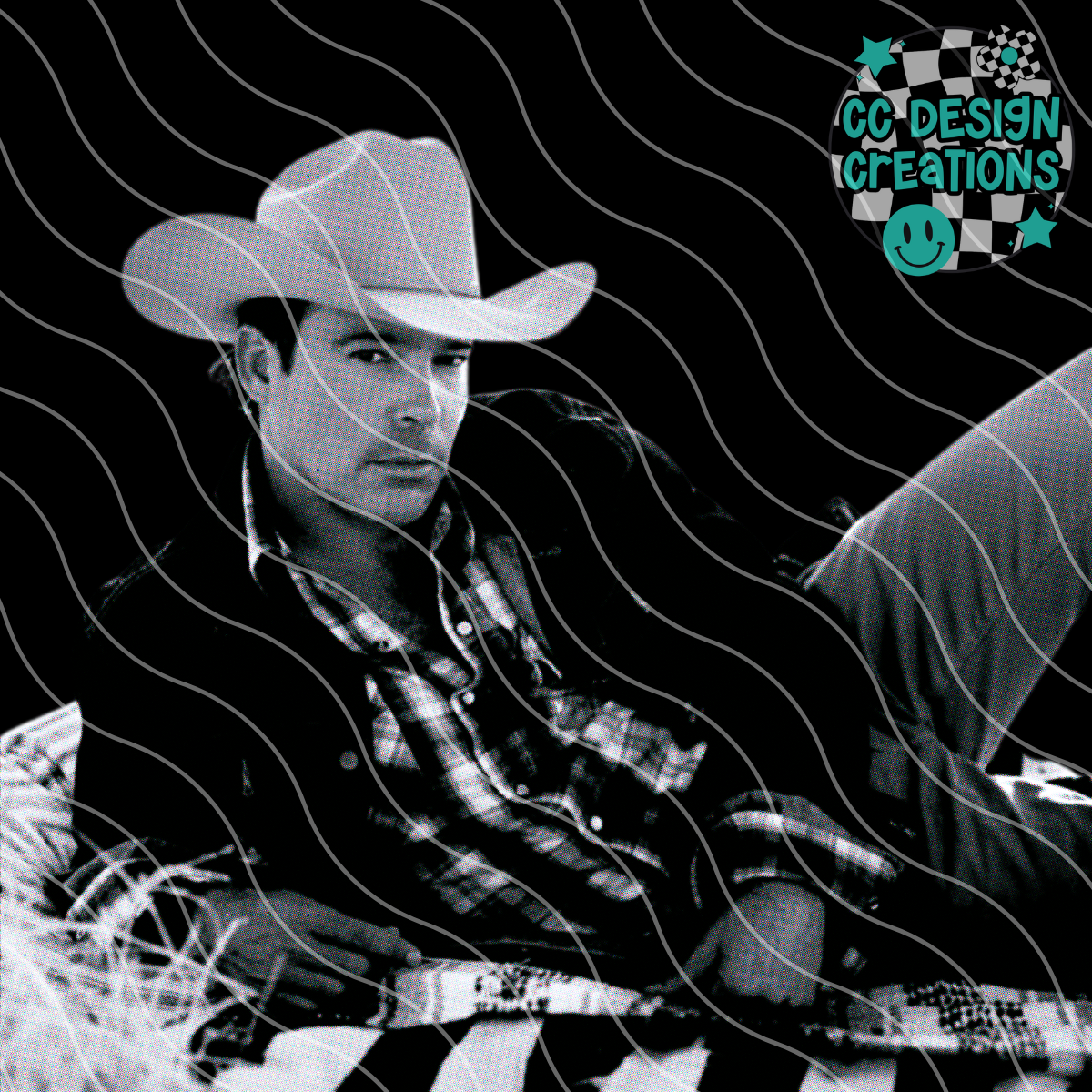 Clay Halftone PNG Digital Download