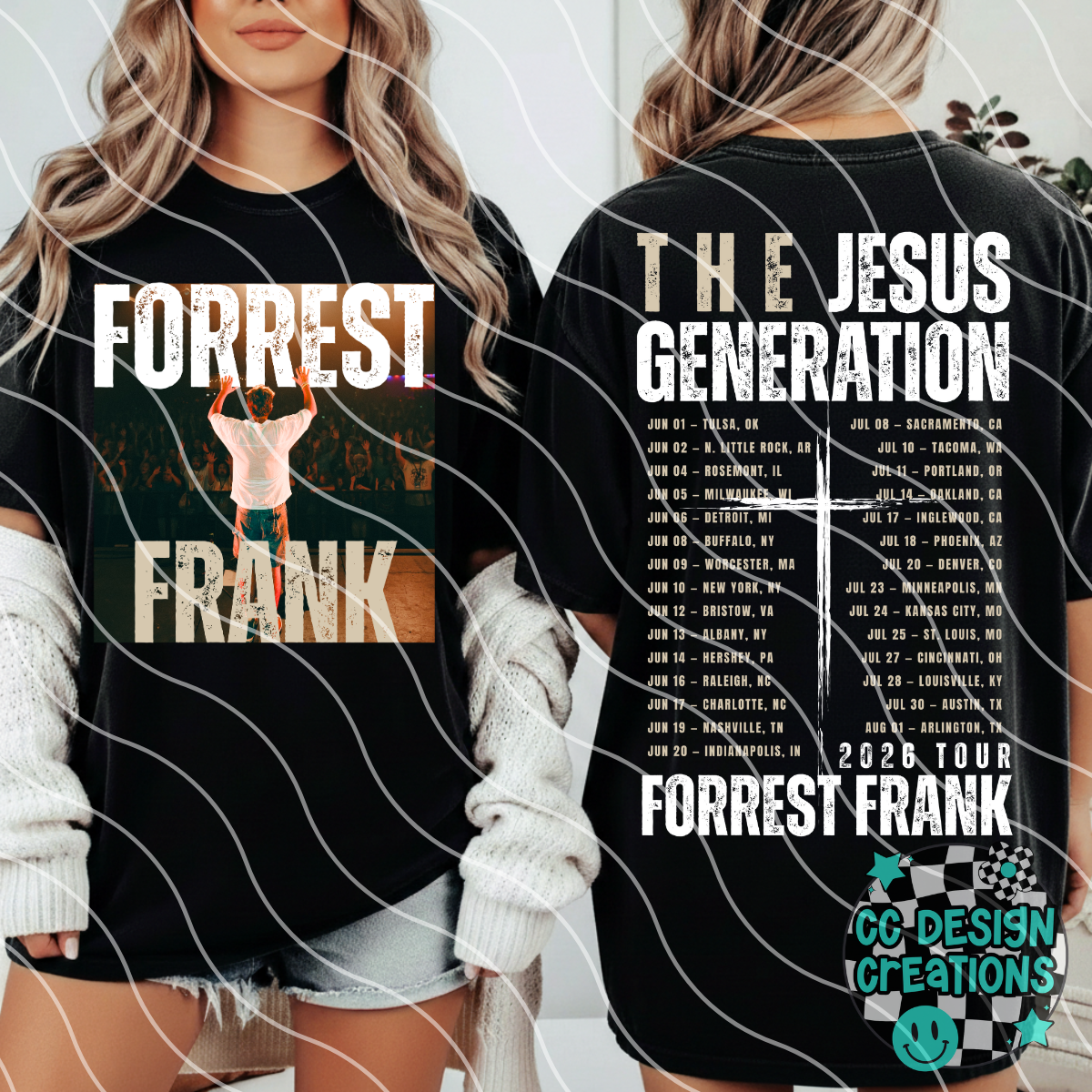 Forrest Jesus Tour 2026 PNG Digital Download