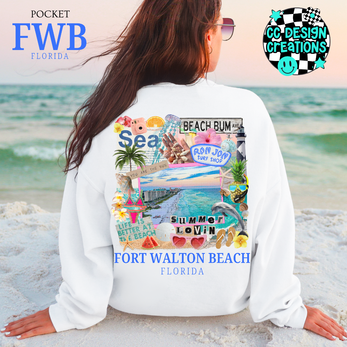 Summer Lovin Fort Walton Beach PNG Digital Download