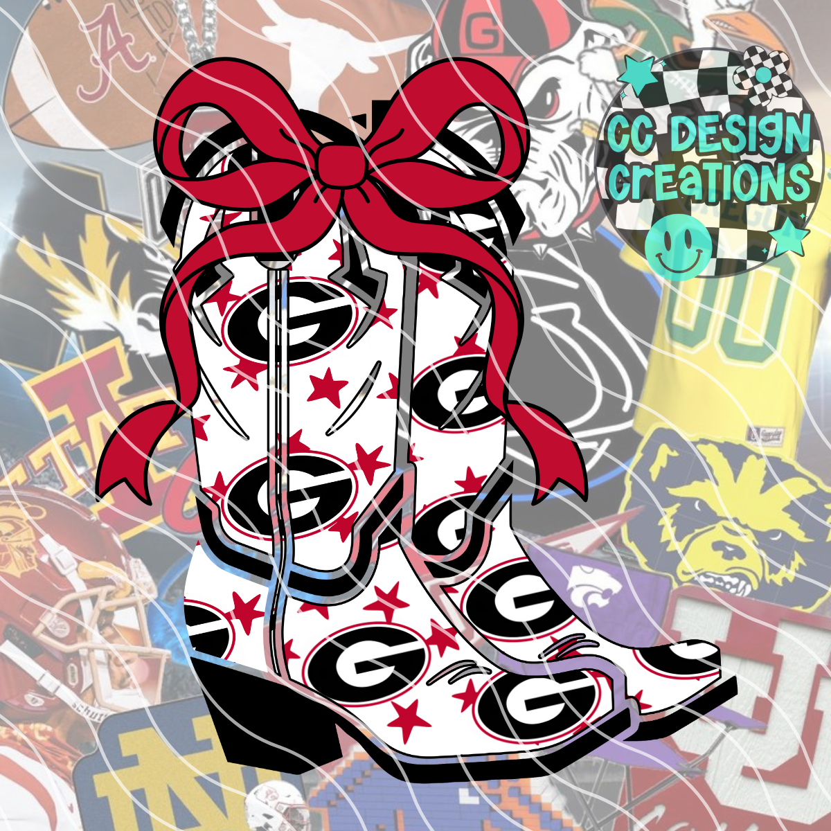 GA Bulldogs Cowgirl PNG Digital Download