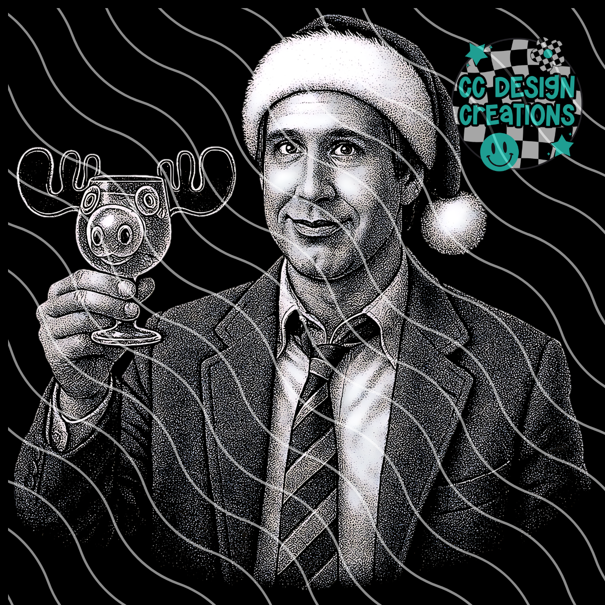 Griswold Sketch PNG Digital Download (Dark Clothing Only)