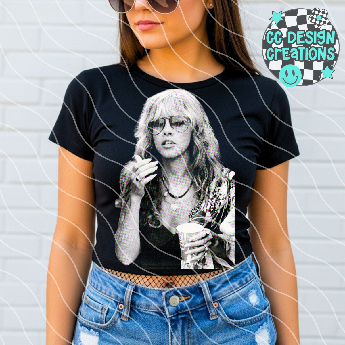 Stevie Halftone PNG Digital Download