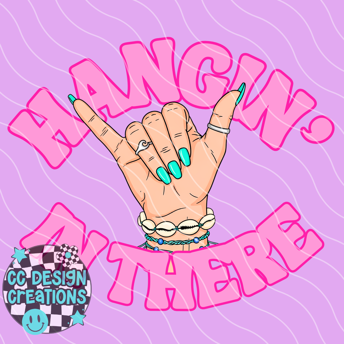 Hangin In There PNG Digital Download