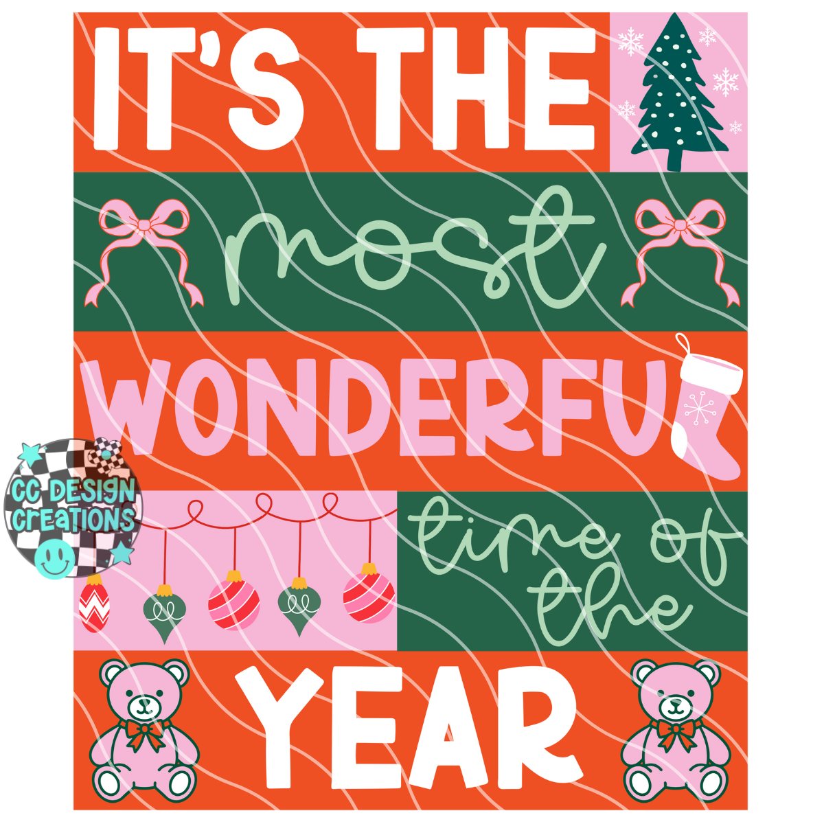 It's The Most Wonderful Time PNG Digital Download