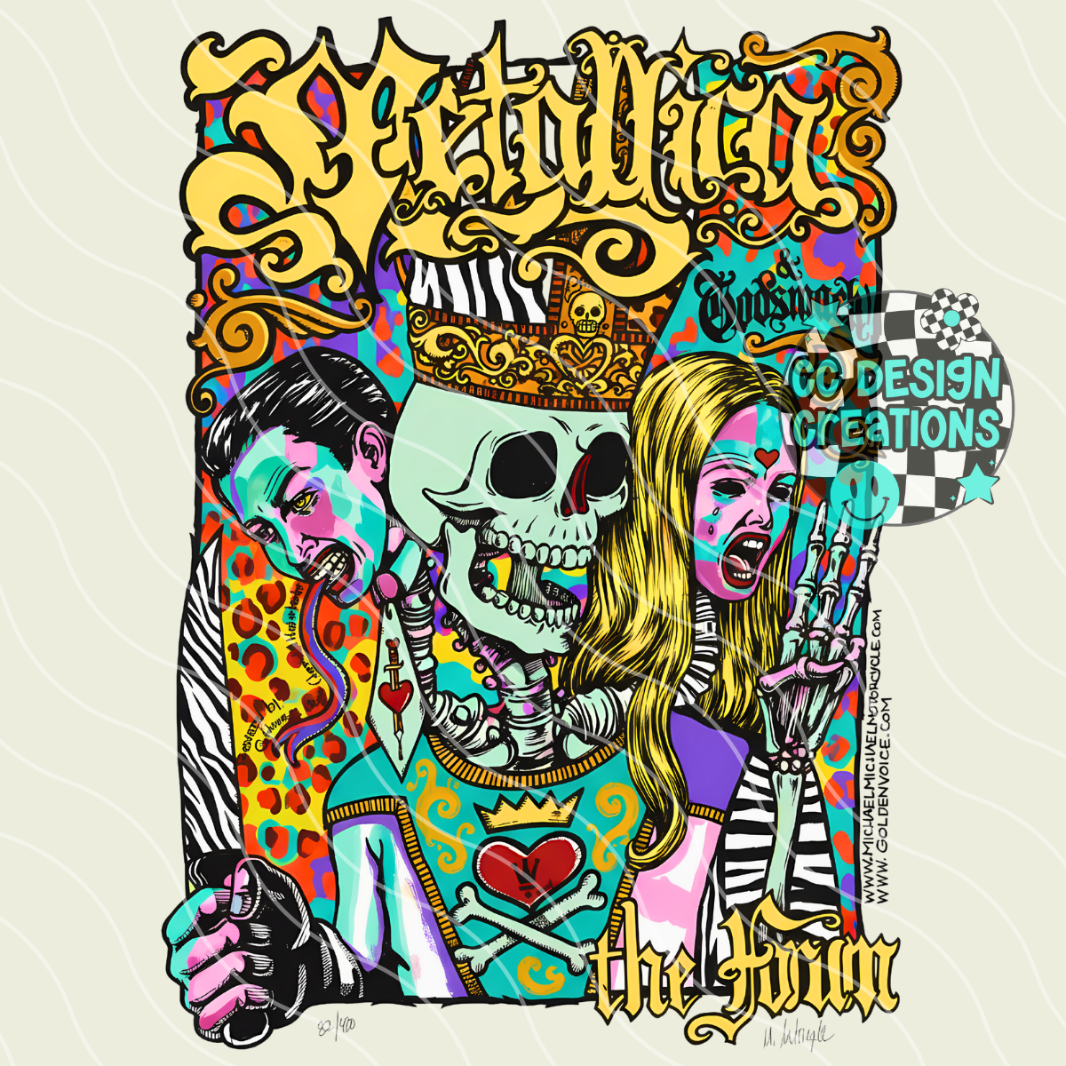 Metallica Wild PNG Digital Download