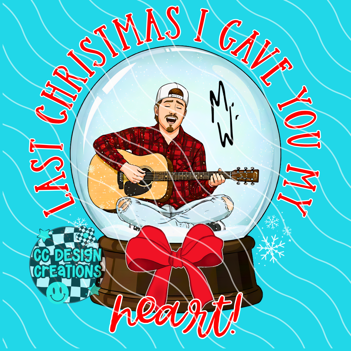 Wallen Snow Globe PNG Digital Download