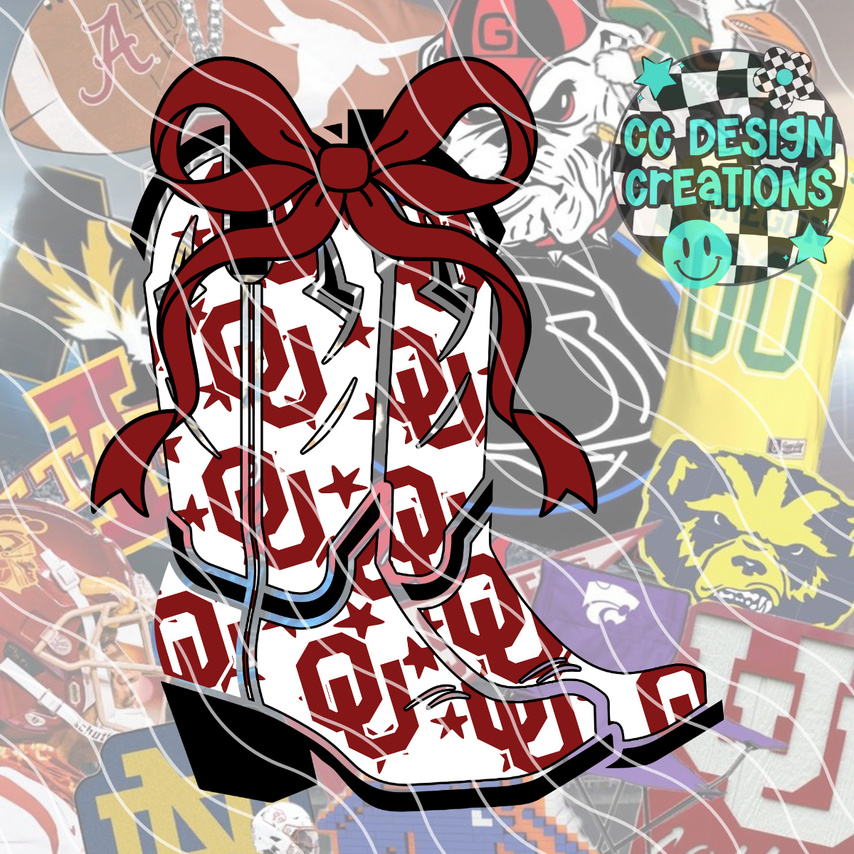 Sooners Cowgirl PNG Digital Download
