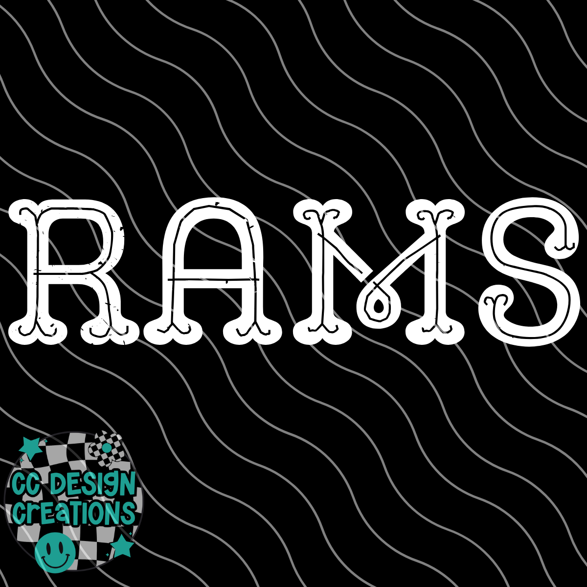 Rams Western PNG Digital Download