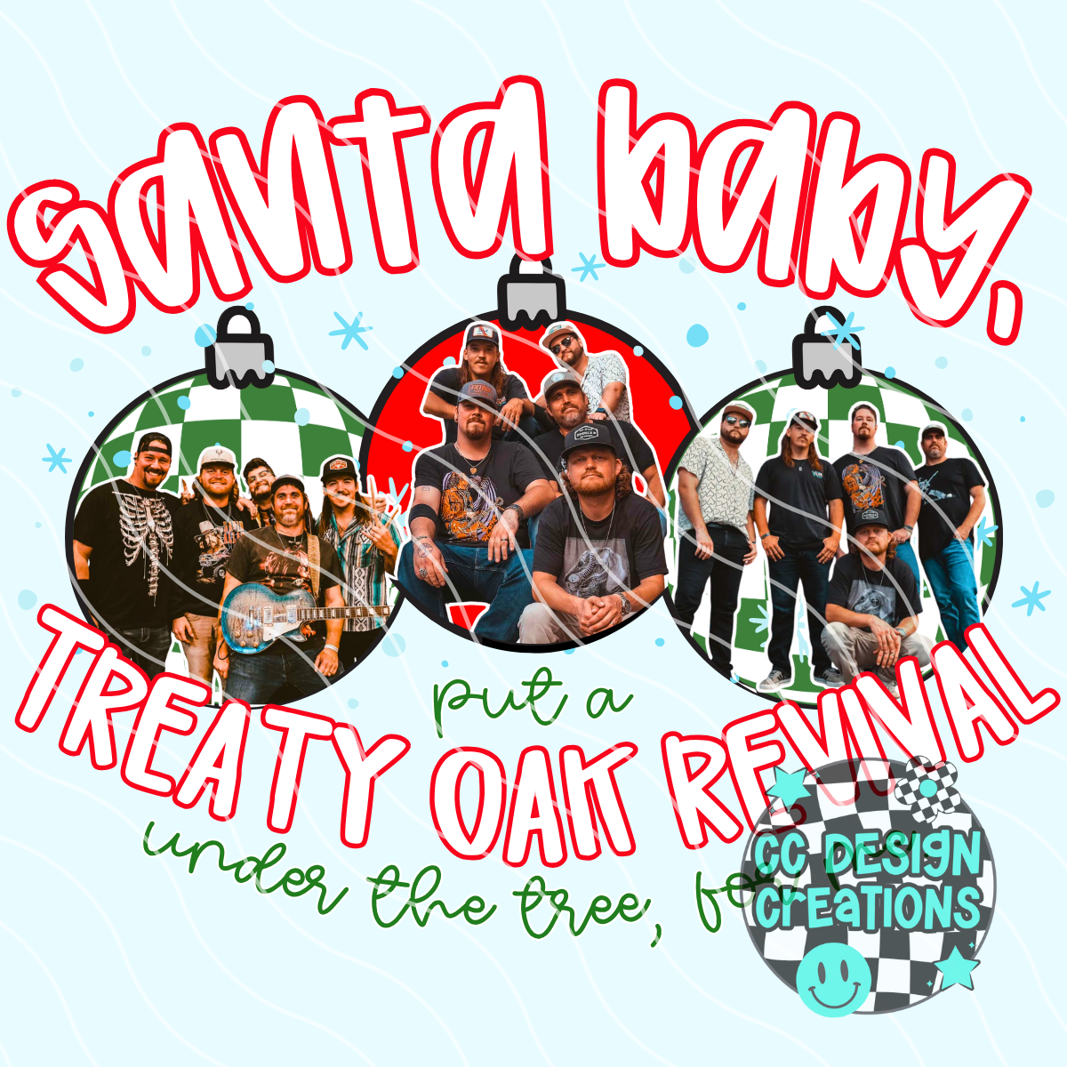 Santa Baby Treaty Oak PNG Digital Download