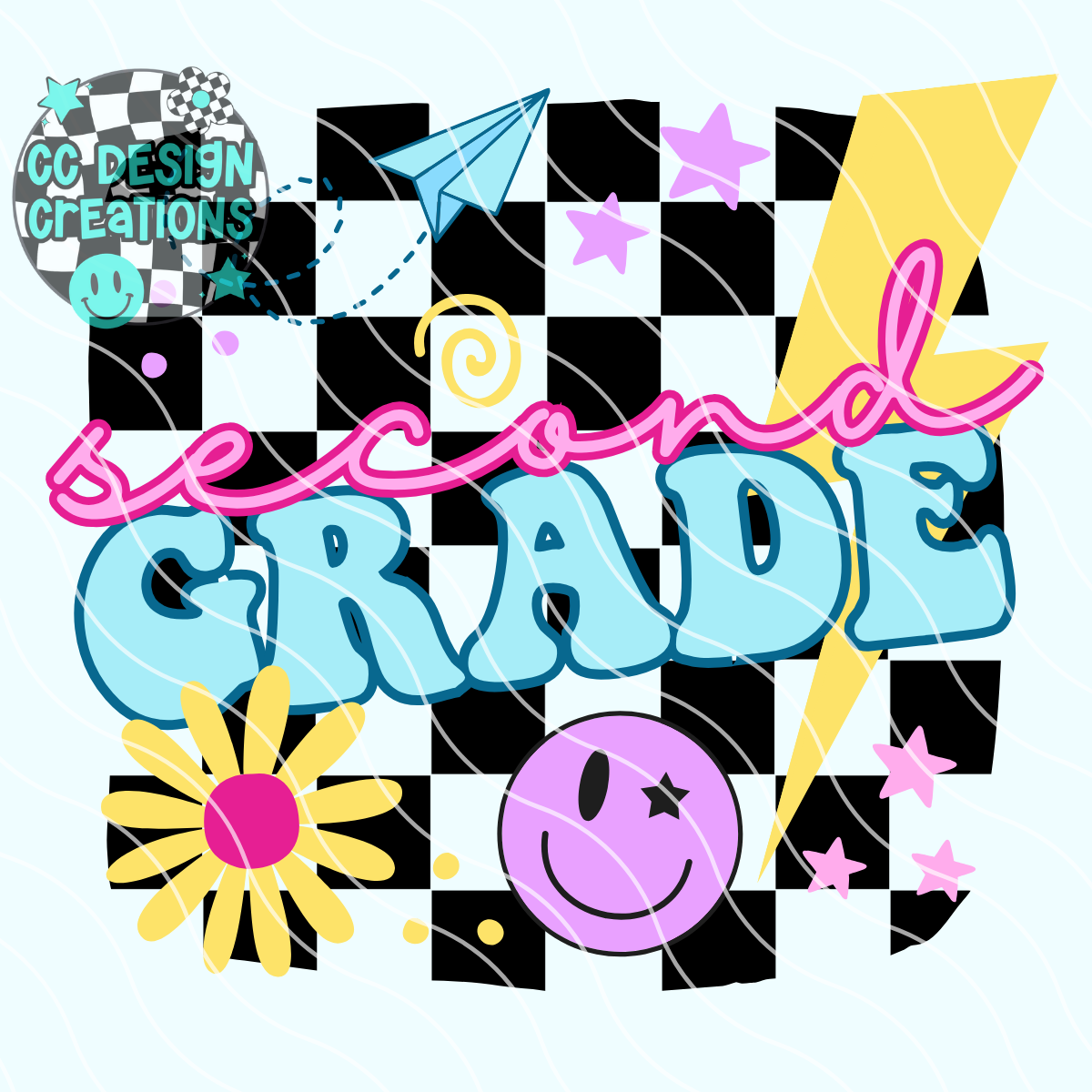 Retro BTS Second Grade PNG Digital Download