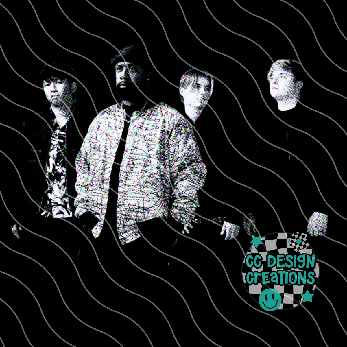 Sleep Theory Halftone PNG Digital Download