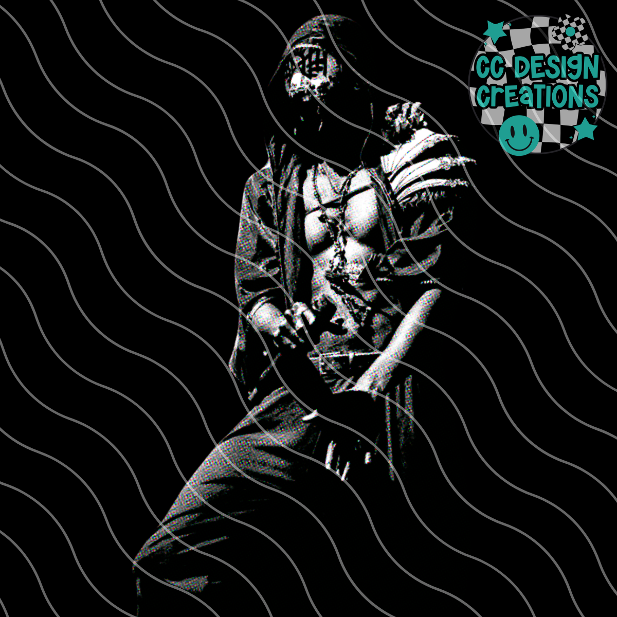 Sleep Token Halftone PNG Digital Download