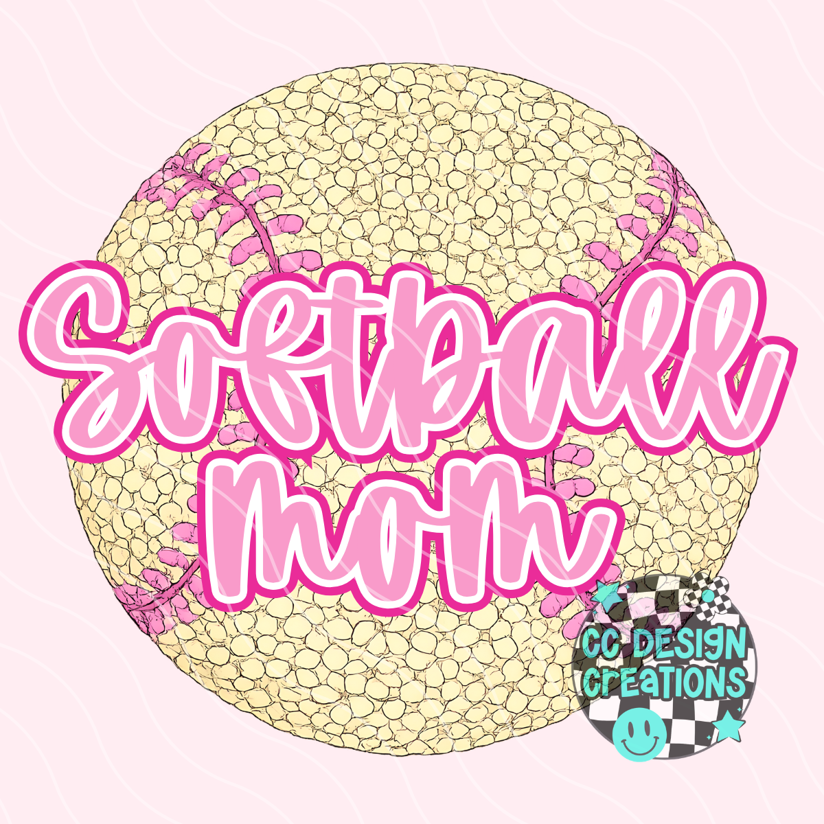 Softball Mom PNG Digital Download