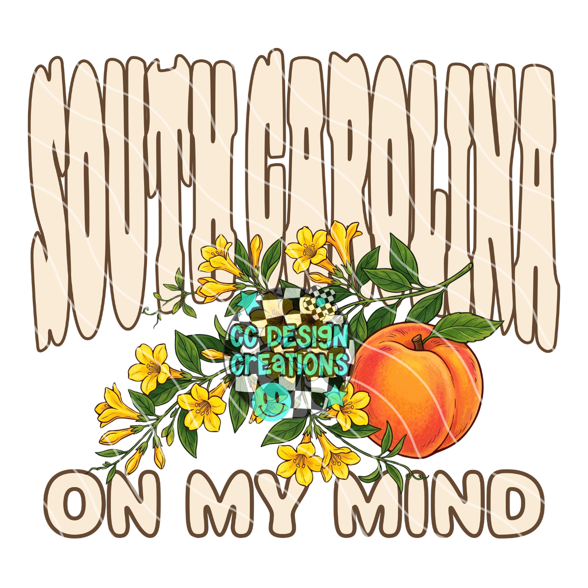 South Carolina On My Mind PNG Digital Download