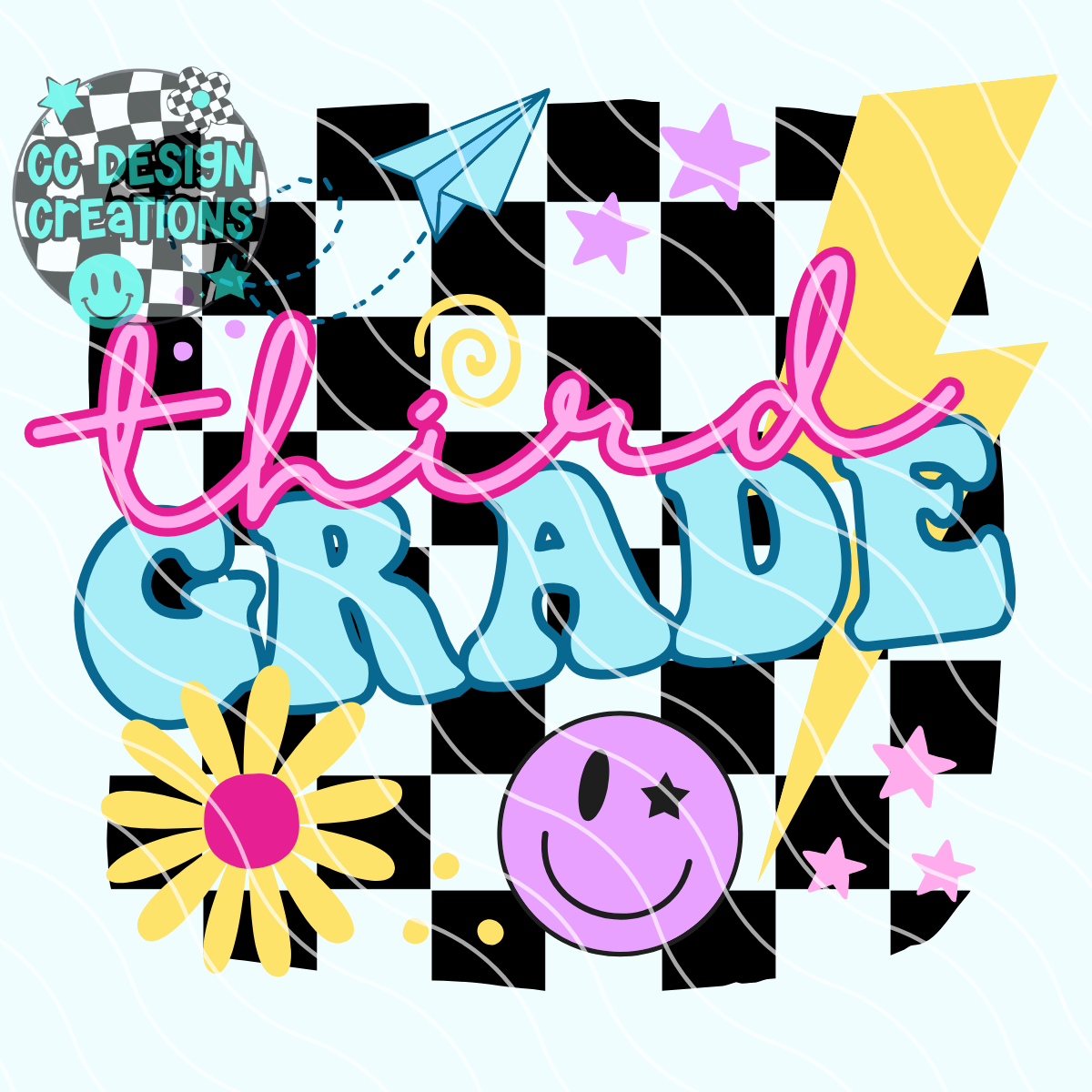 Retro BTS Third Grade PNG Digital Download