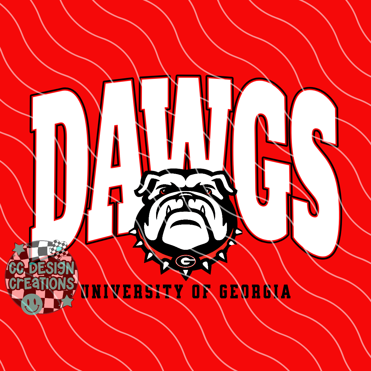 Dawgs Varsity Football PNG Digital Download (2 Files/Distressed Included)