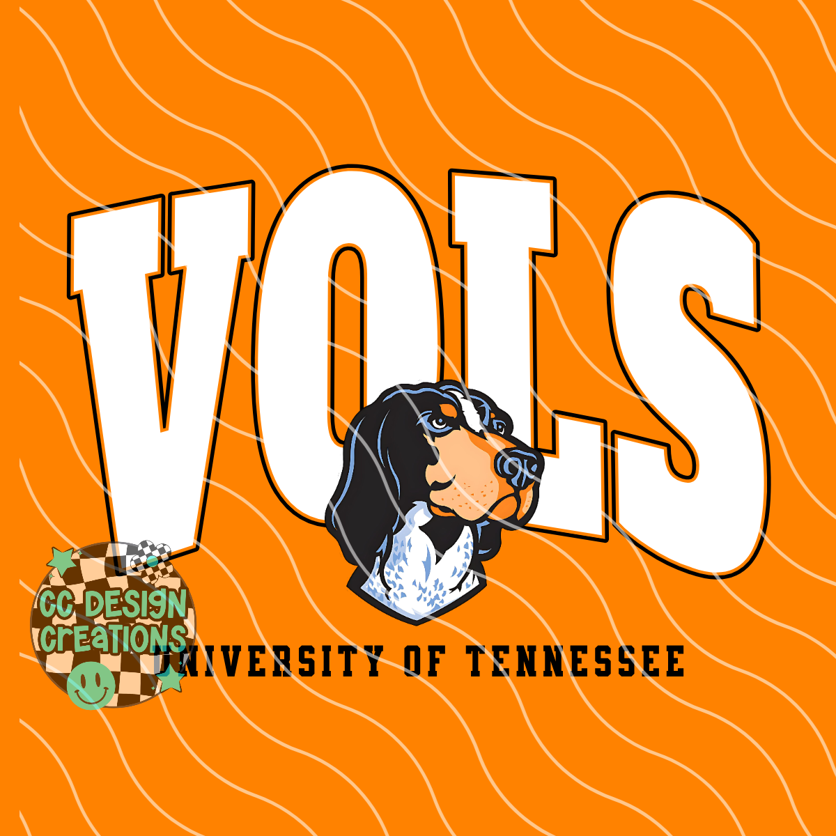 Vols Varsity Football PNG Digital Download (2 Files/Distressed Included)