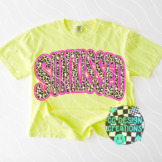 Sunkissed Retro Leopard Summer PNG Digital Download