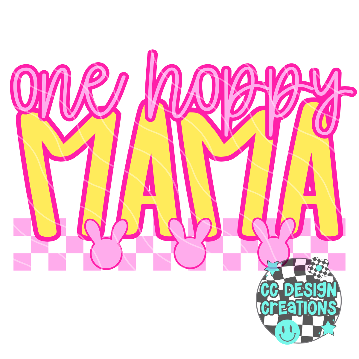 Custom One Hoppy Mama TEMPLATE