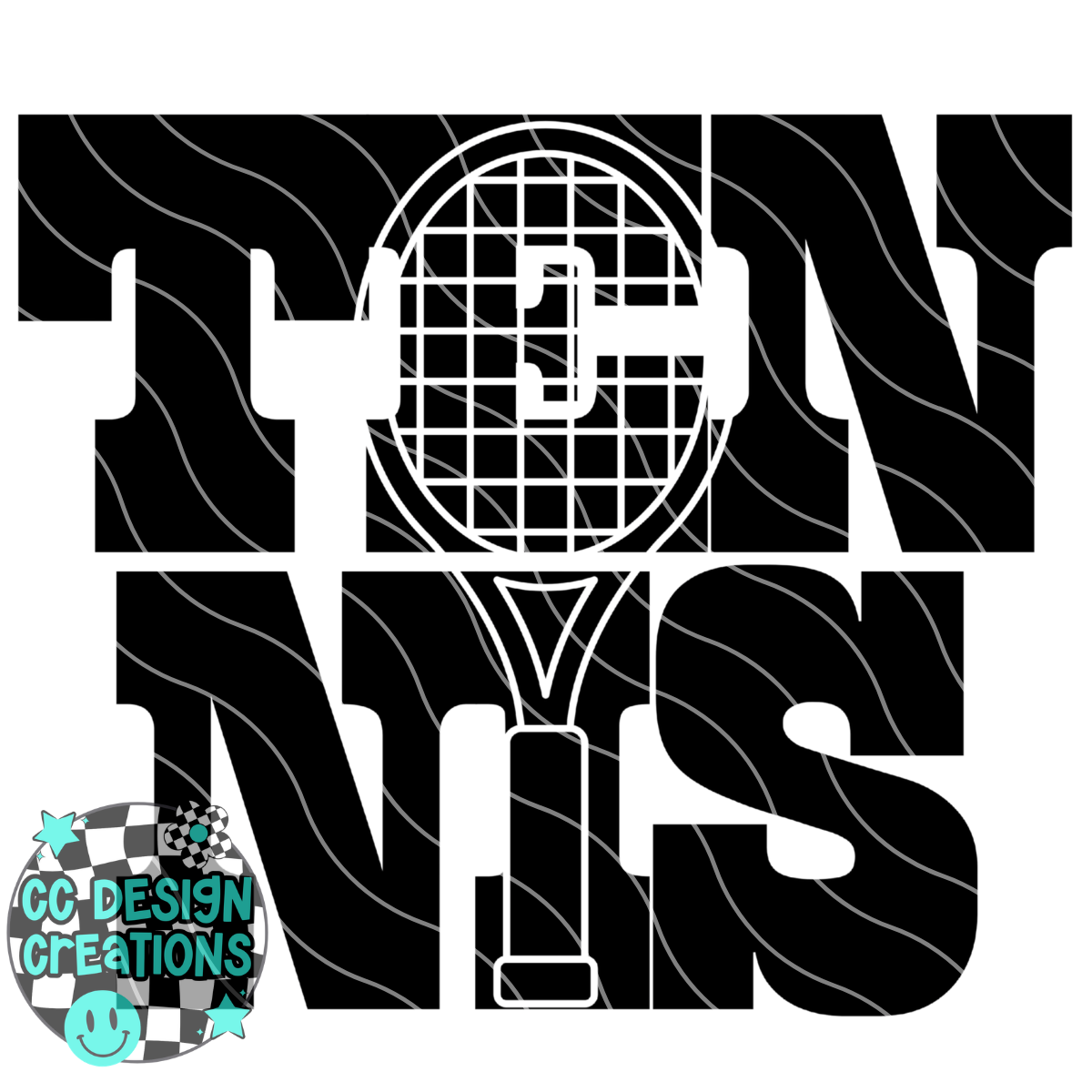 Tennis See Through PNG Digital Download