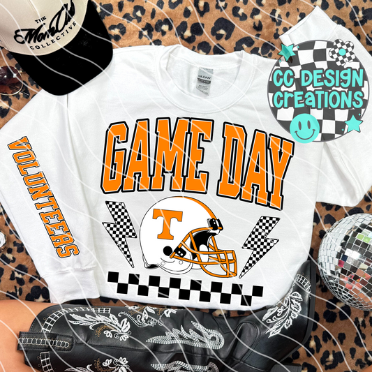 Volunteers Game Day Retro Football PNG Digital Download