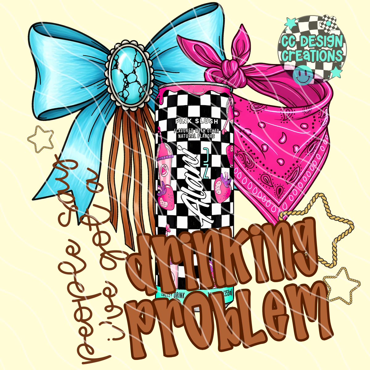 Alan i Drinking Problem PNG Digital Download