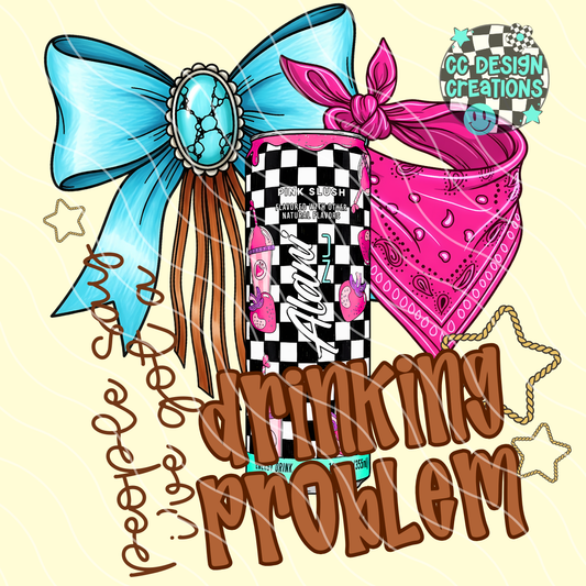 Alan i Drinking Problem PNG Digital Download