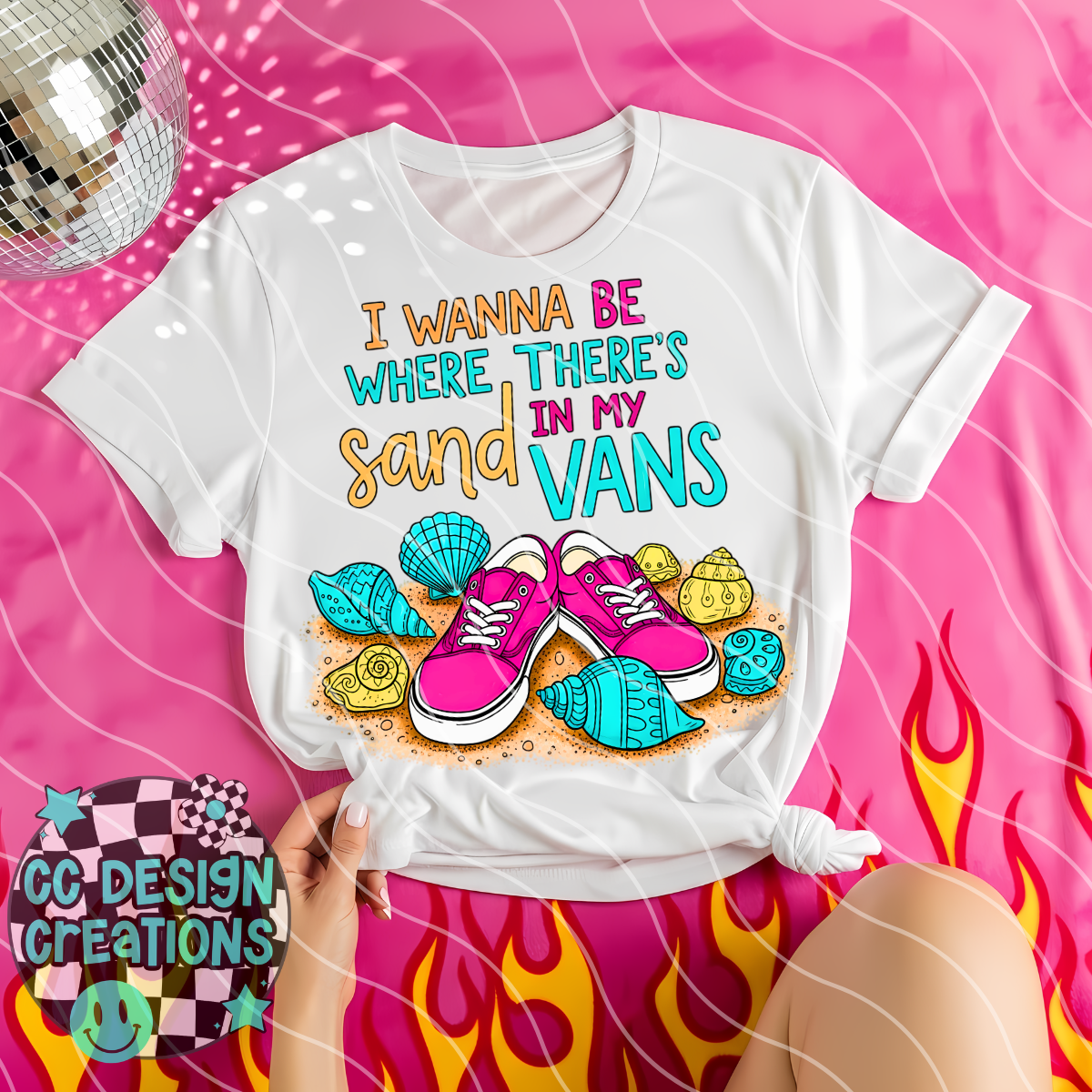 Sand In My Vans PNG Digital Download