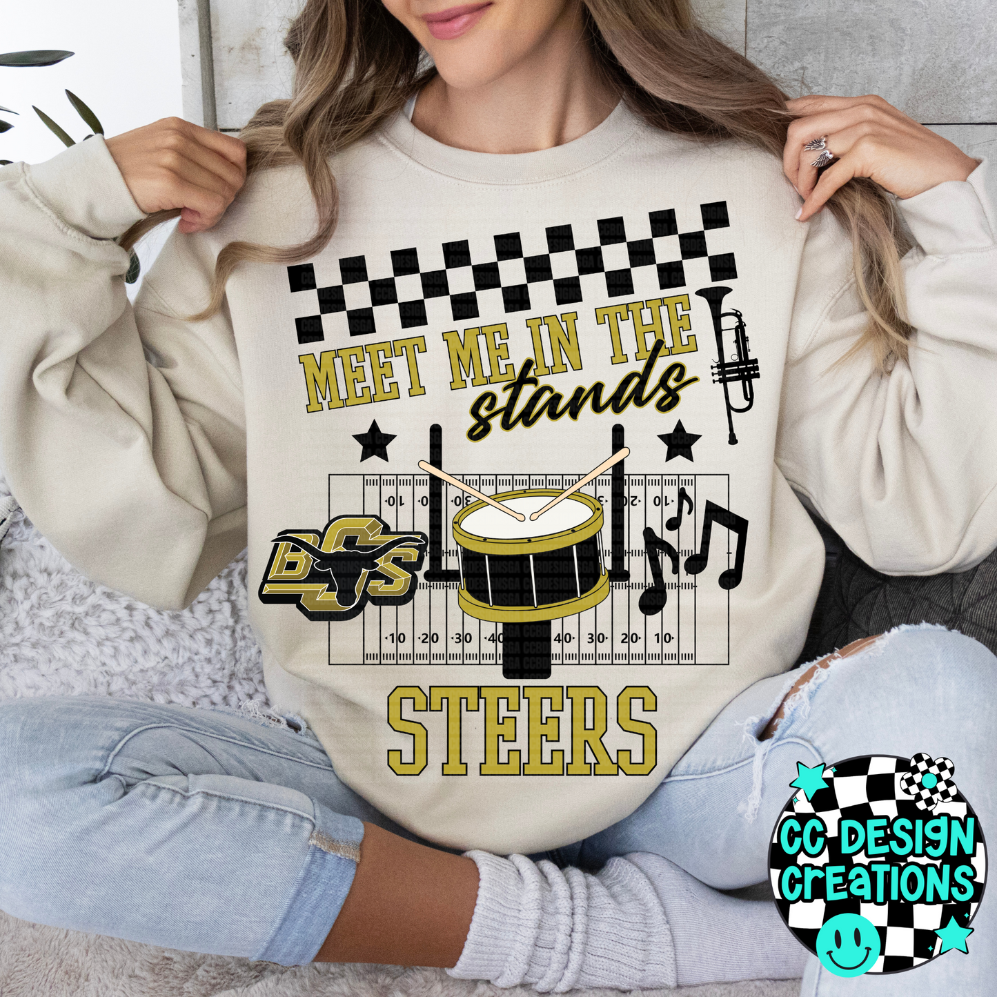 CUSTOM Meet Me In The Stands Band School Spirit PNG Digital Download