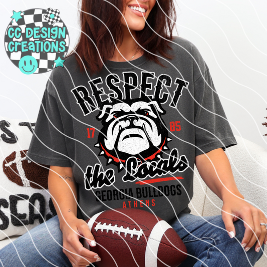 Respect The Locals Georgia PNG Digital Download
