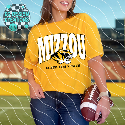 Mizzou Varsity Football PNG Digital Download (2 Files/Distressed Included)