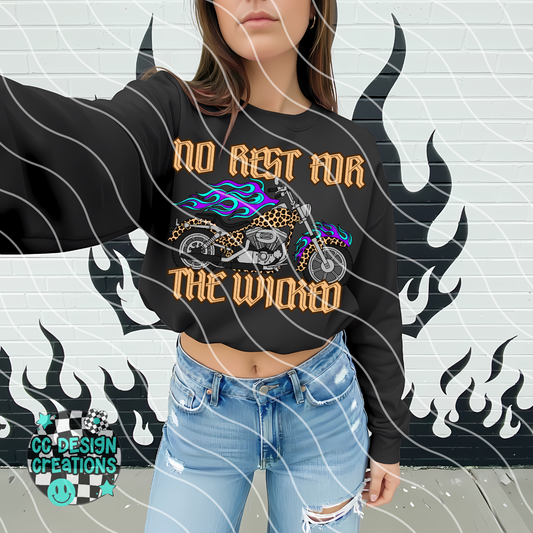 No Rest For The Wicked PNG Digital Download