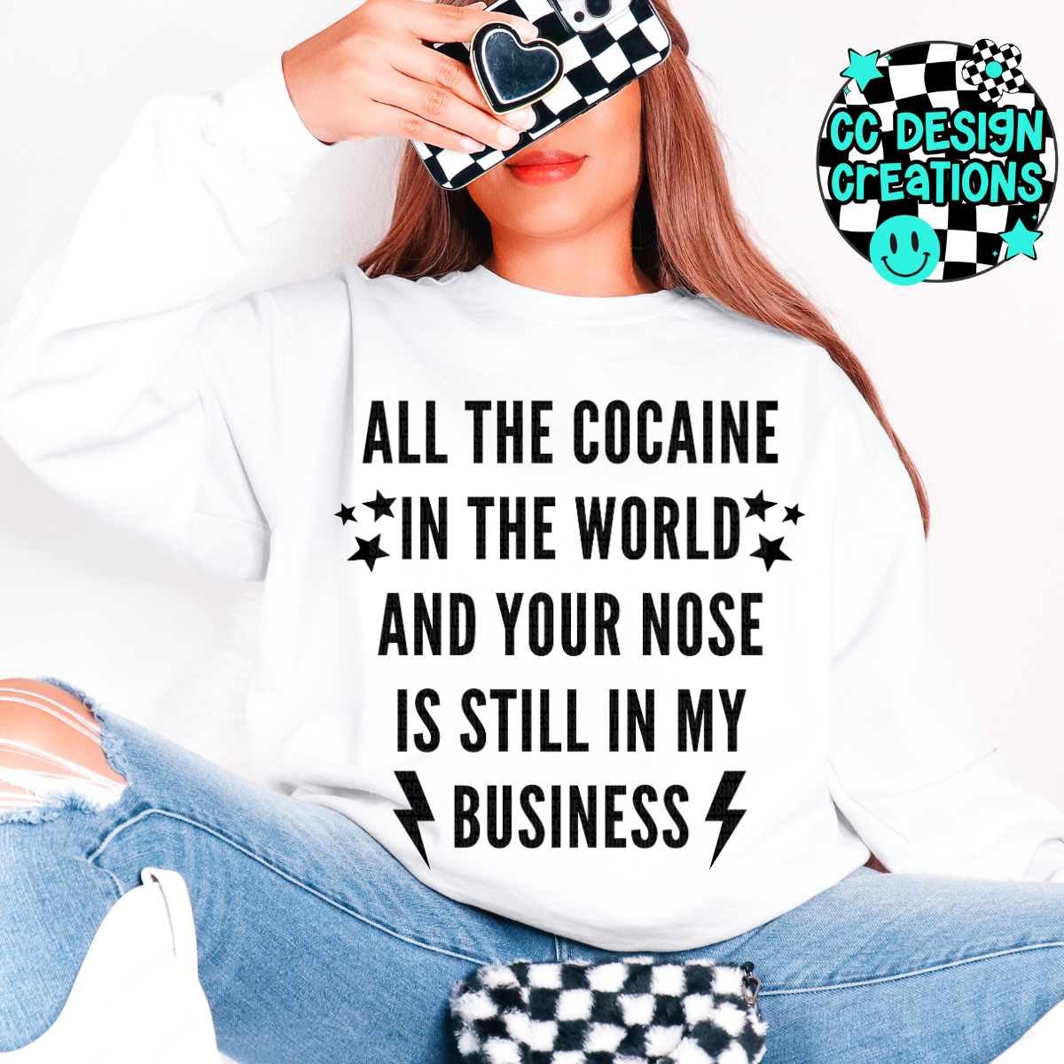 All The Cocaine In The World PNG Digital Download