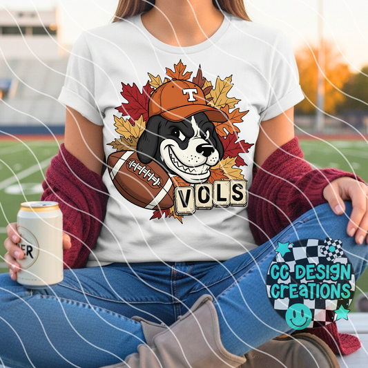 Tennessee Fall Football PNG Digital Download