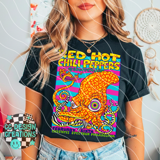 Red Hot Chili Peppers Wild PNG Digital Download