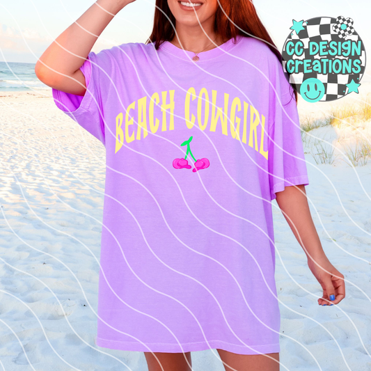 Beach Cowgirl PNG Digital Download