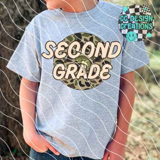 Camo BTS Second Grade PNG Digital Download