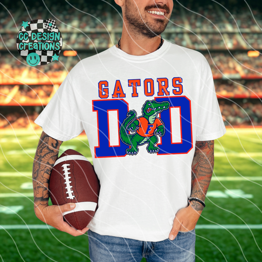 Gators Dad Football PNG Digital Download