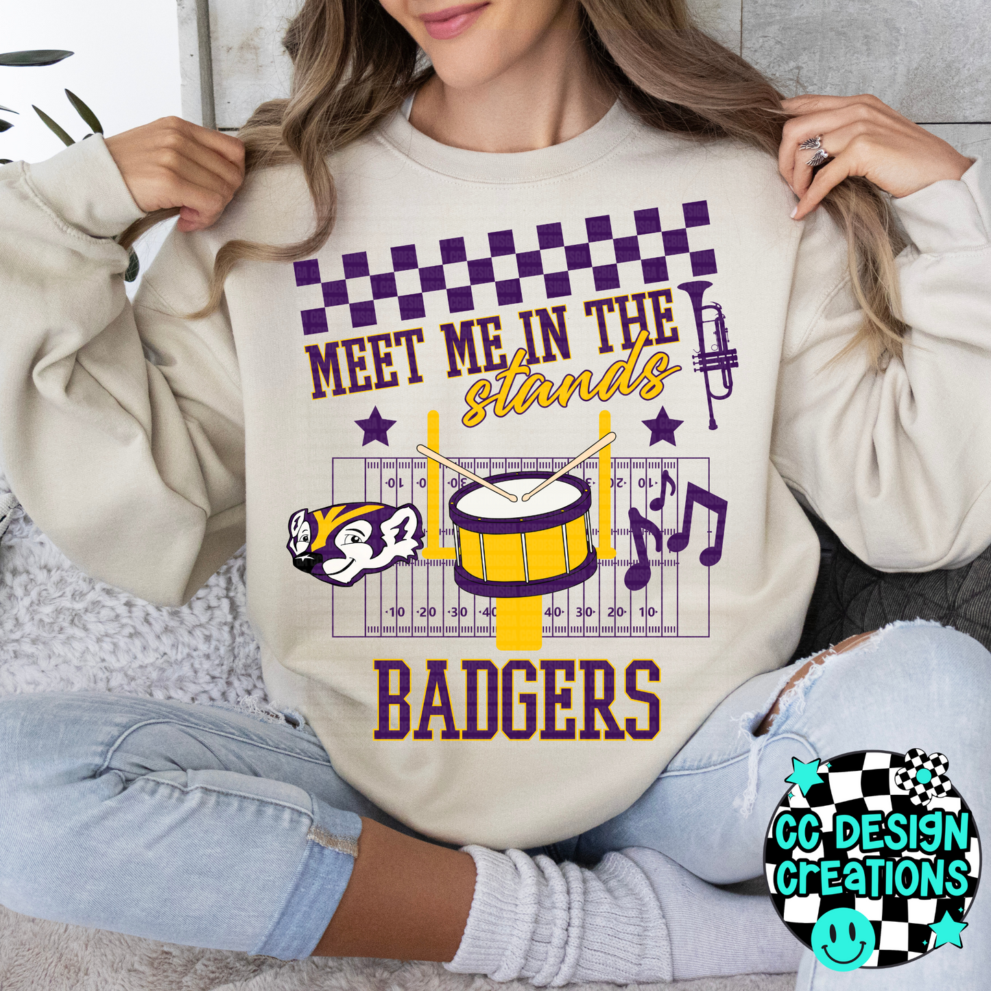 CUSTOM Meet Me In The Stands Band School Spirit PNG Digital Download