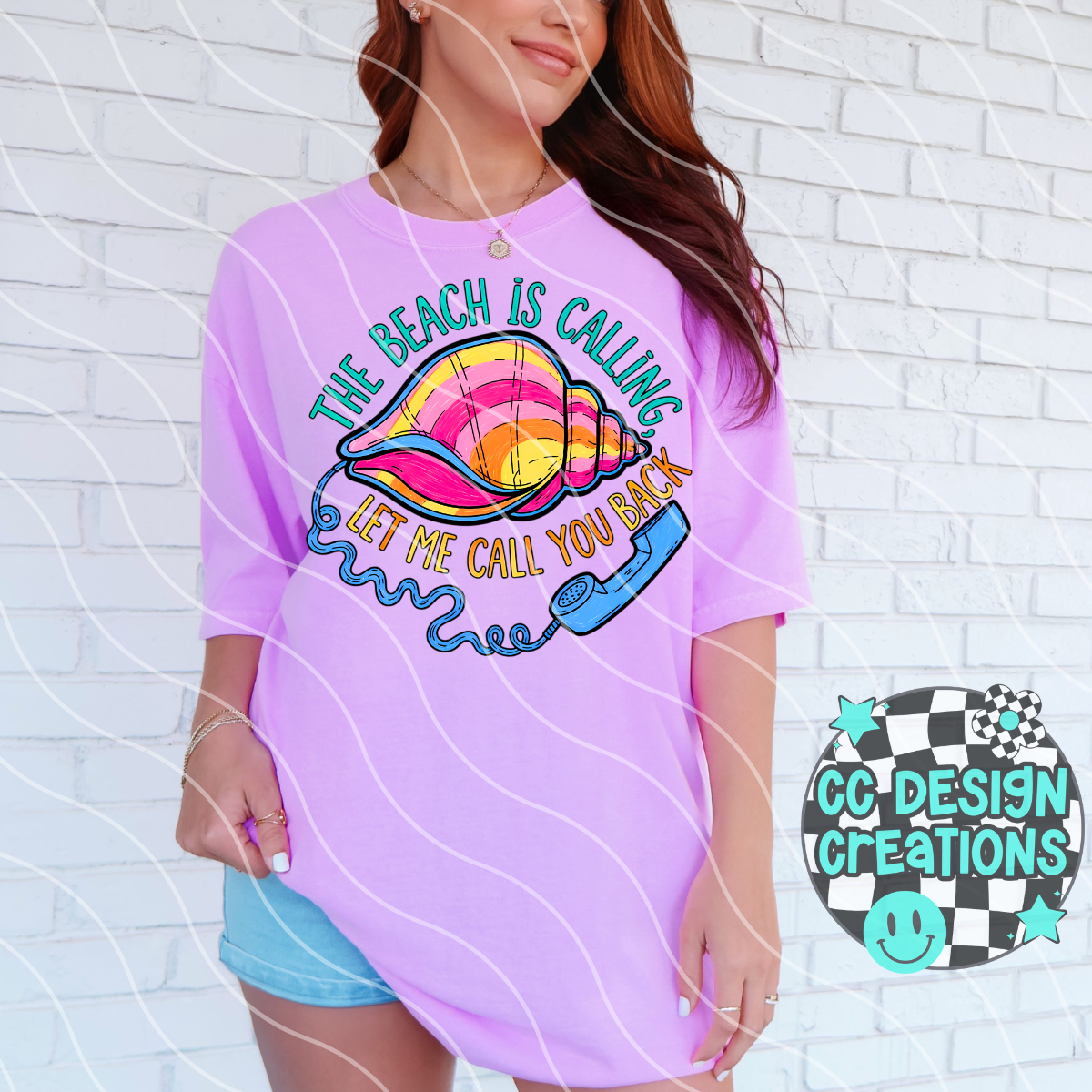 Beach Is Calling PNG Digital Download