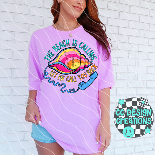 Beach Is Calling PNG Digital Download