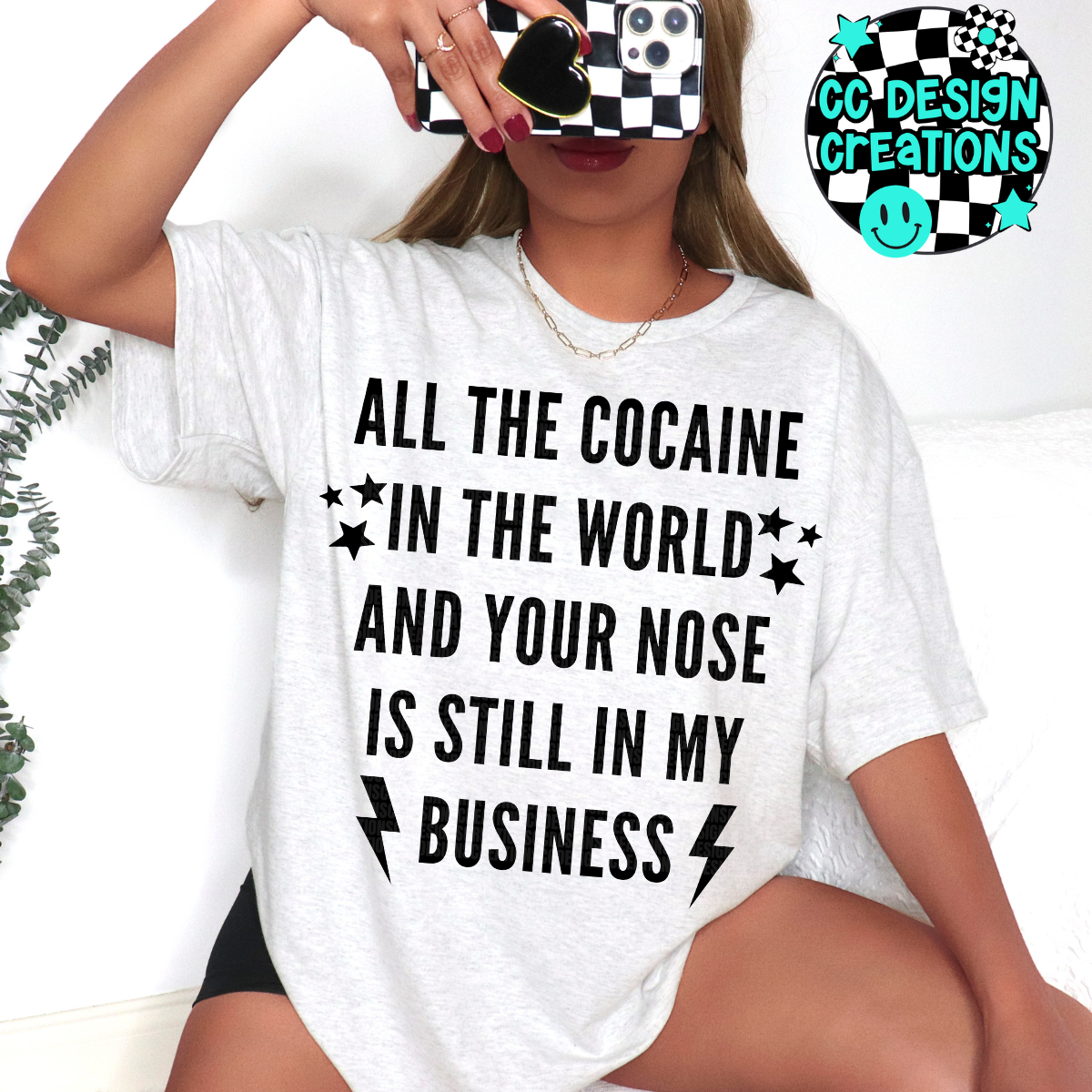 All The Cocaine In The World PNG Digital Download