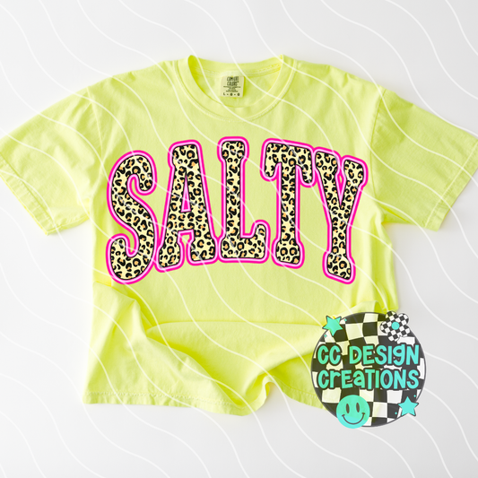 Salty Retro Leopard Summer PNG Digital Download
