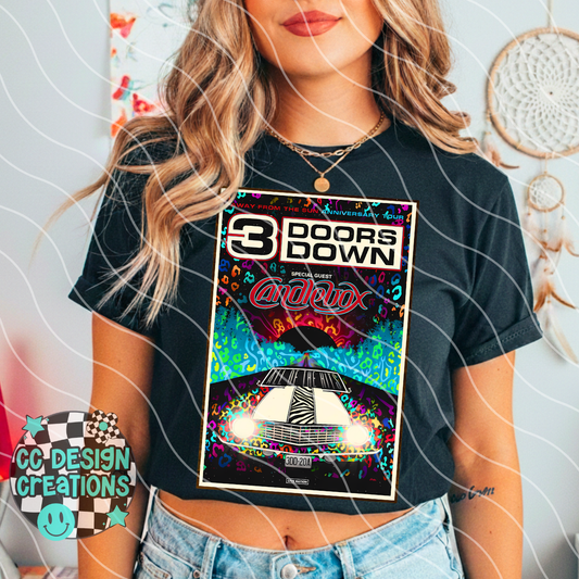 3 Doors Down Wild PNG Digital Download