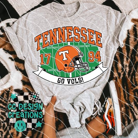 Tennessee Retro Collegiate PNG Digital Download