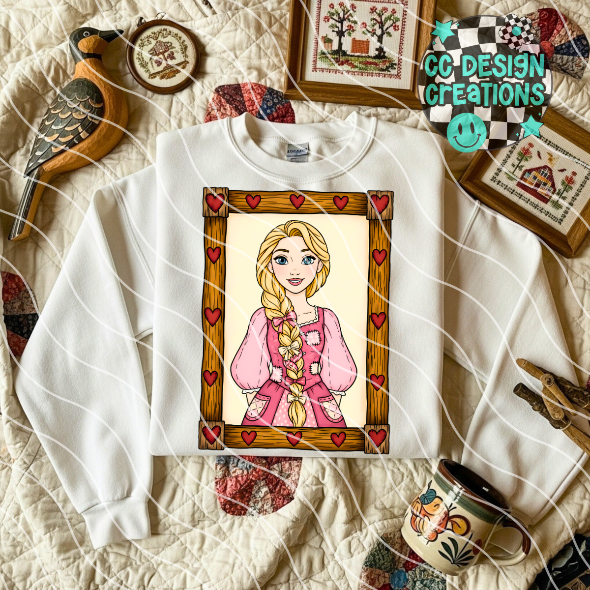 Thrifted Princess PNG Digital Download 3