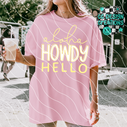 Howdy PNG Digital Download