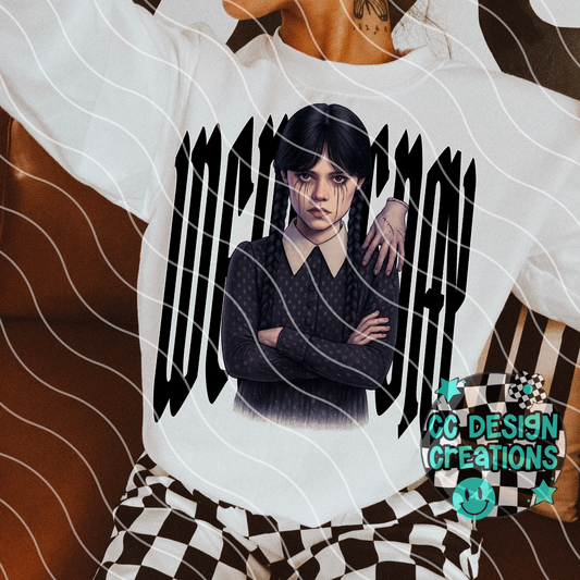 Wednesday Goth PNG Digital Download
