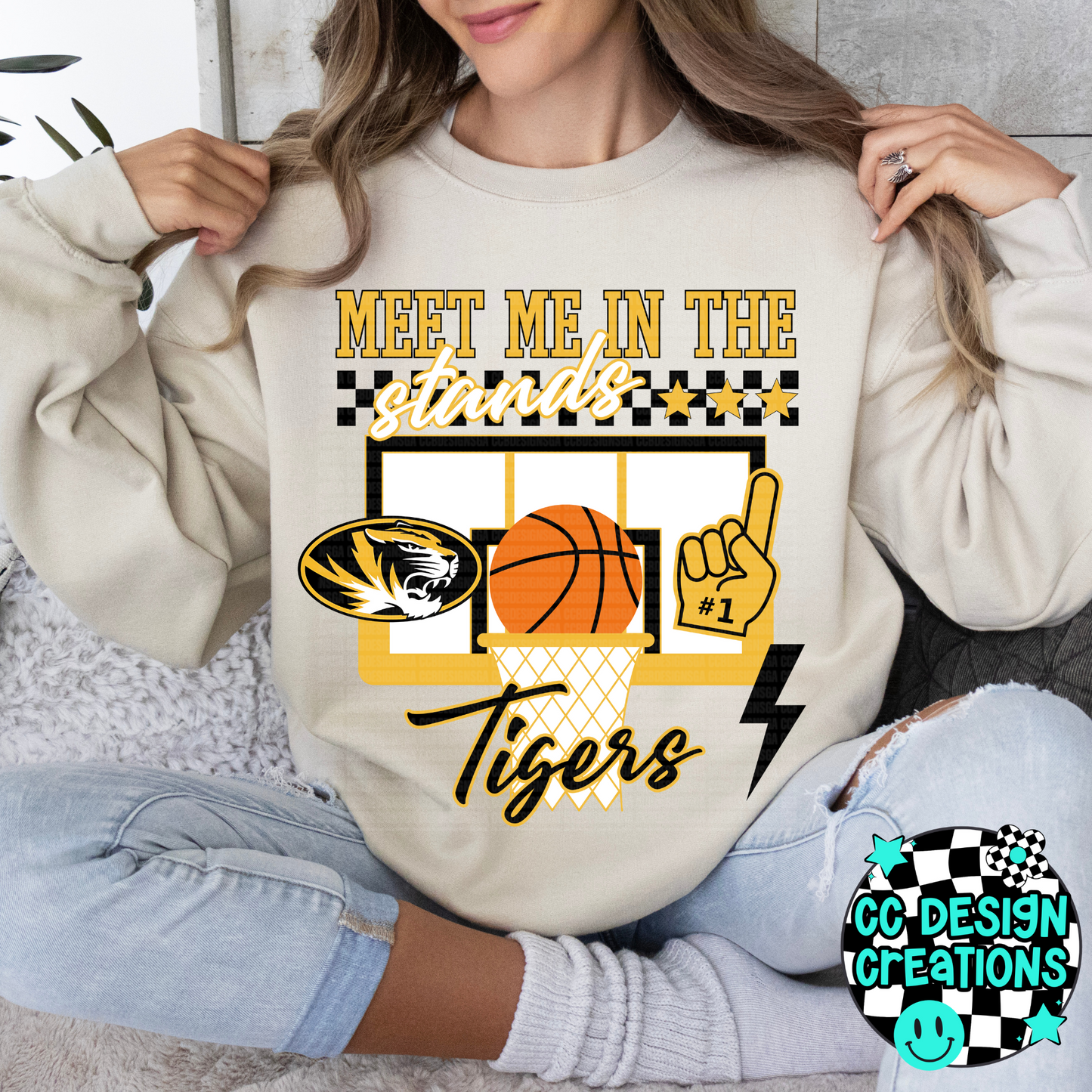 CUSTOM Meet Me In The Stands Basketball School Spirit PNG Digital Download